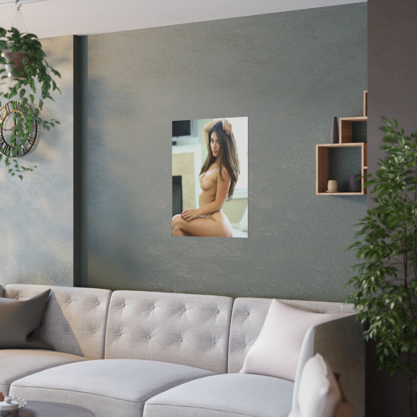Satin Posters (210gsm) Eva Lovia Nude