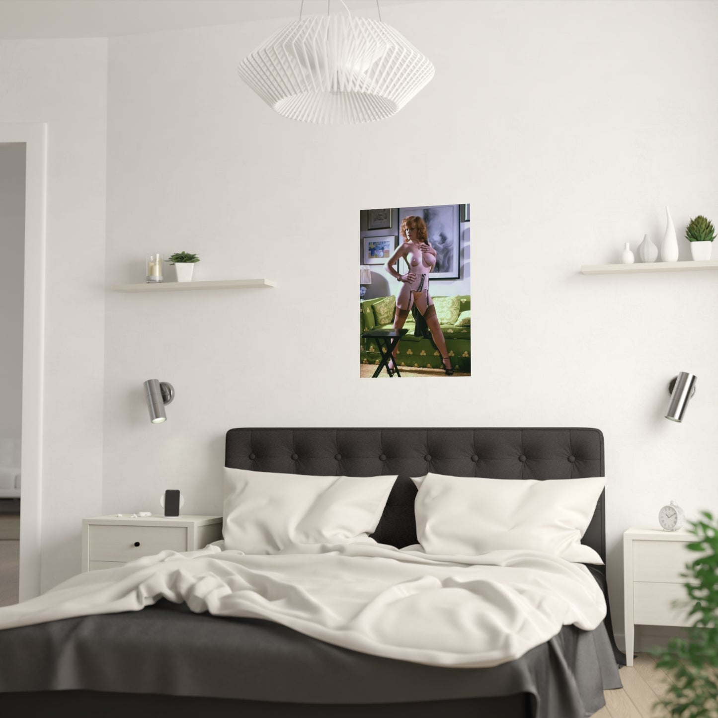 Satin Posters (210gsm) Retro Porn Star Lisa De Leeuw Nude