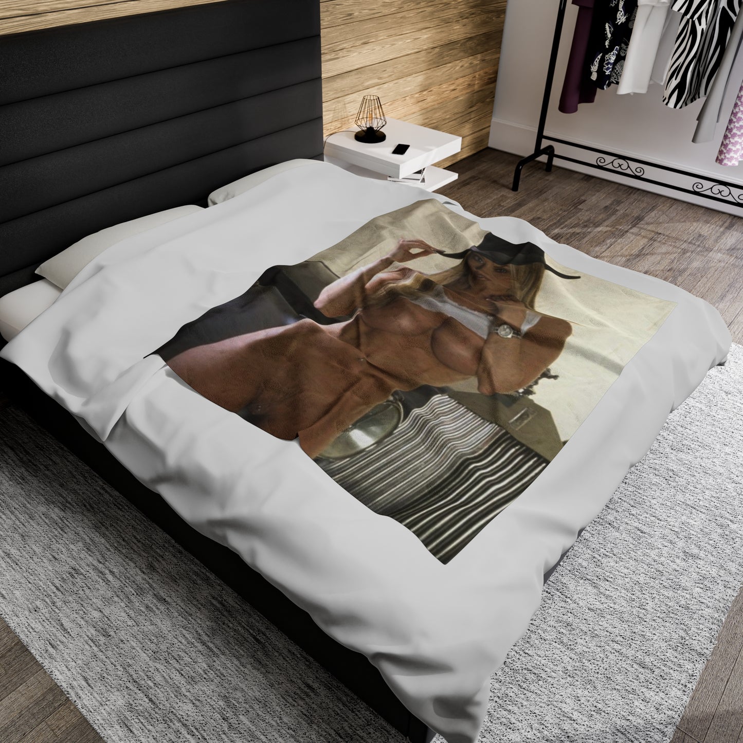 Velveteen Plush Blanket Pornstar Jenna Jameson Nude