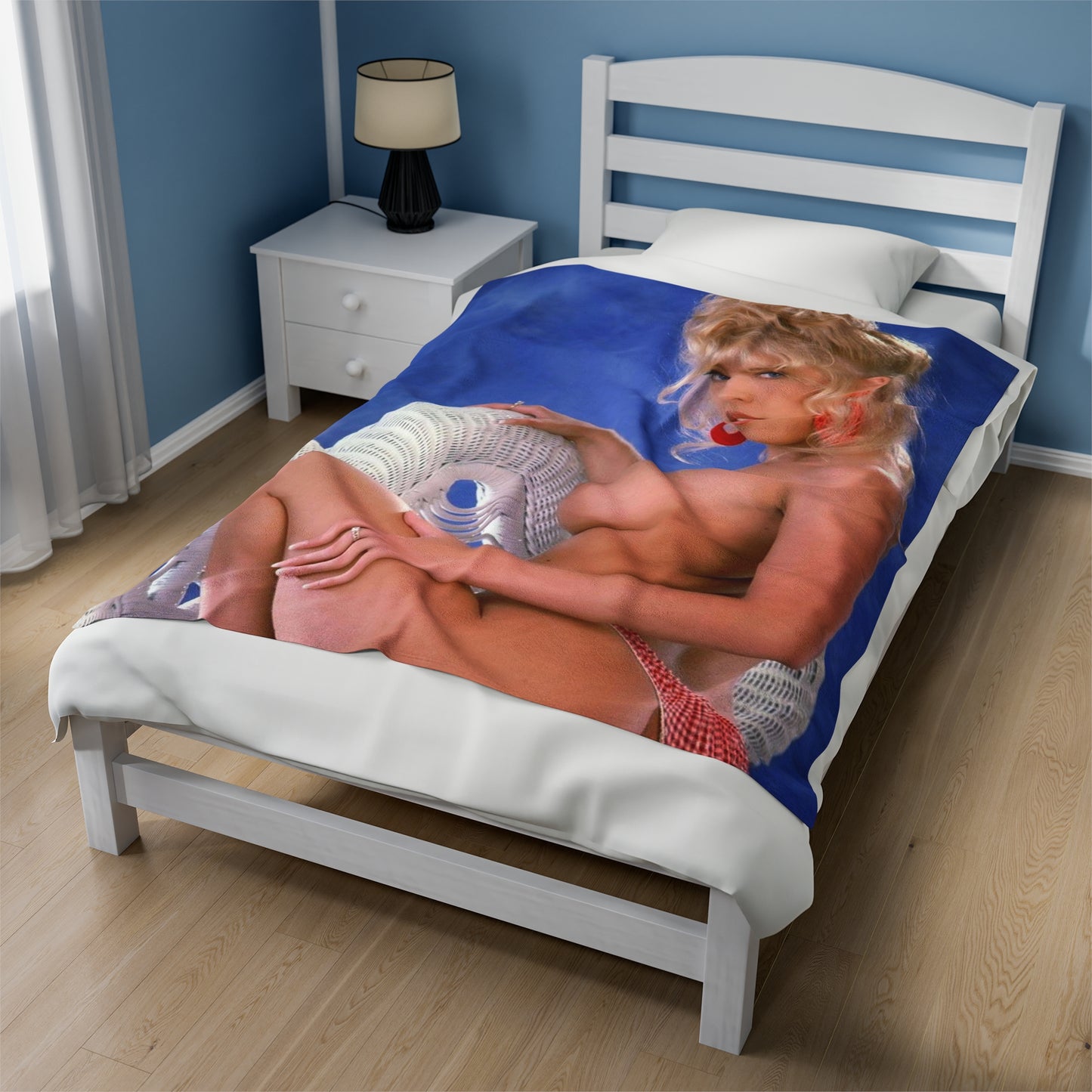 Velveteen Plush Blanket Pornstar Jenna Jameson Nude