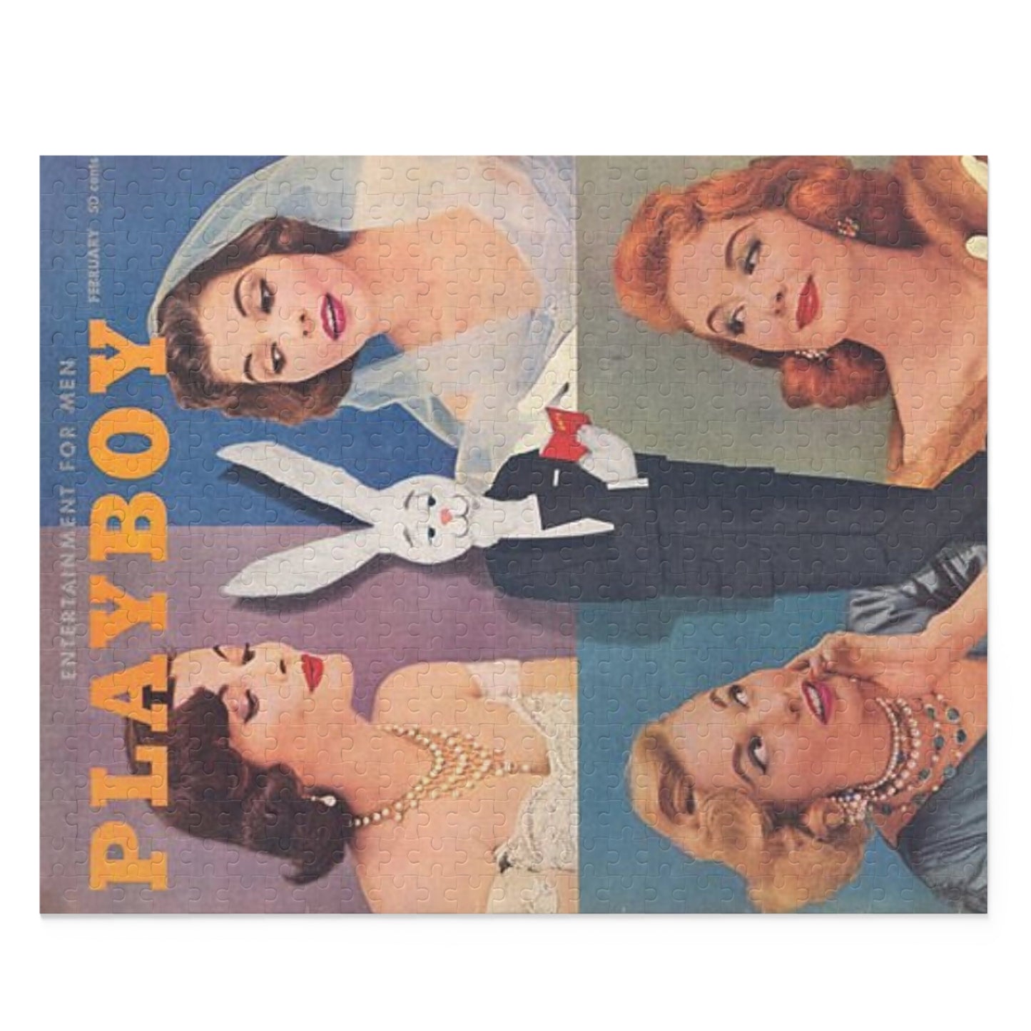 Puzzle (120, 252, 500-Piece) Playboy Cover February 1956