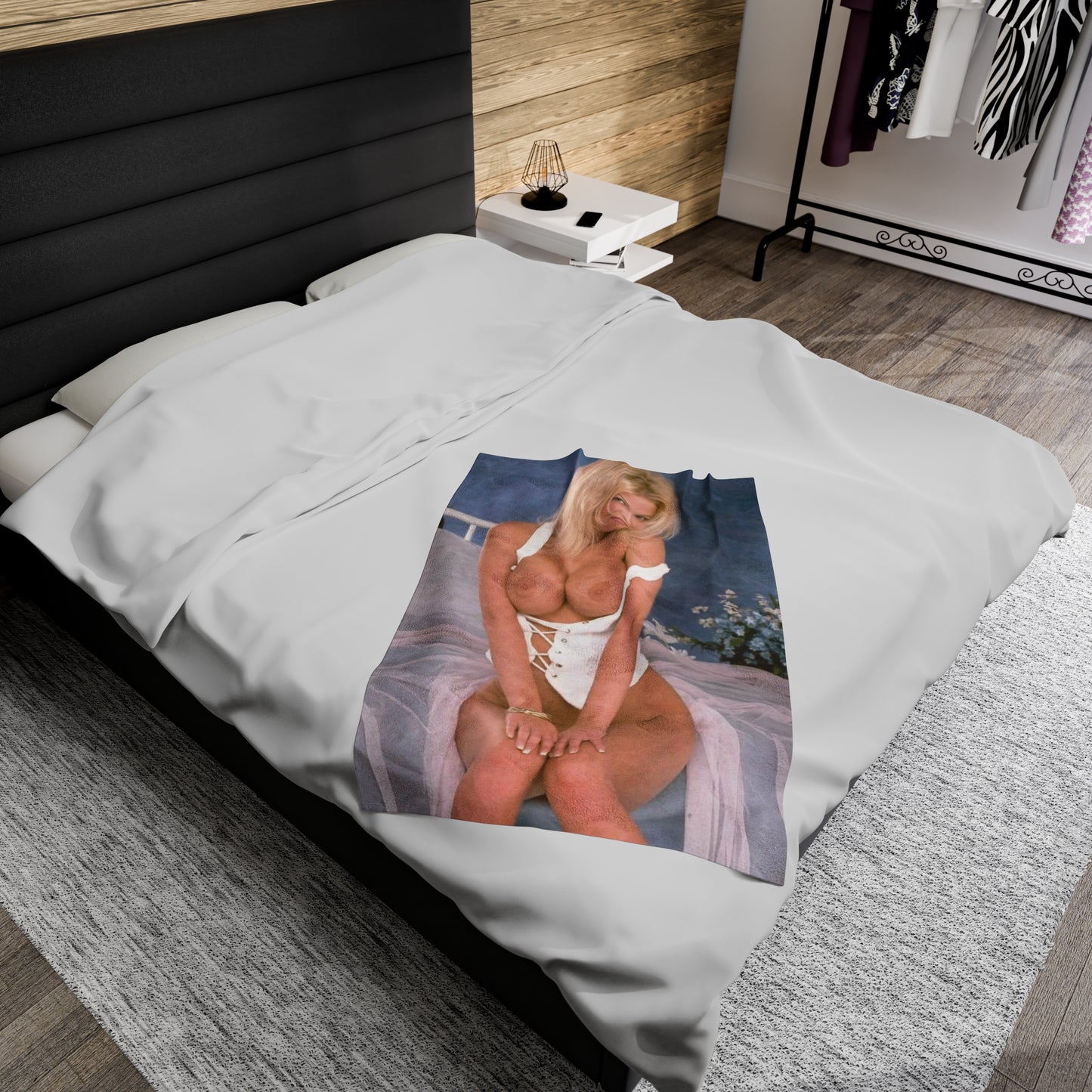 Velveteen Plush Blanket Pornstar Jenna Jameson Nude