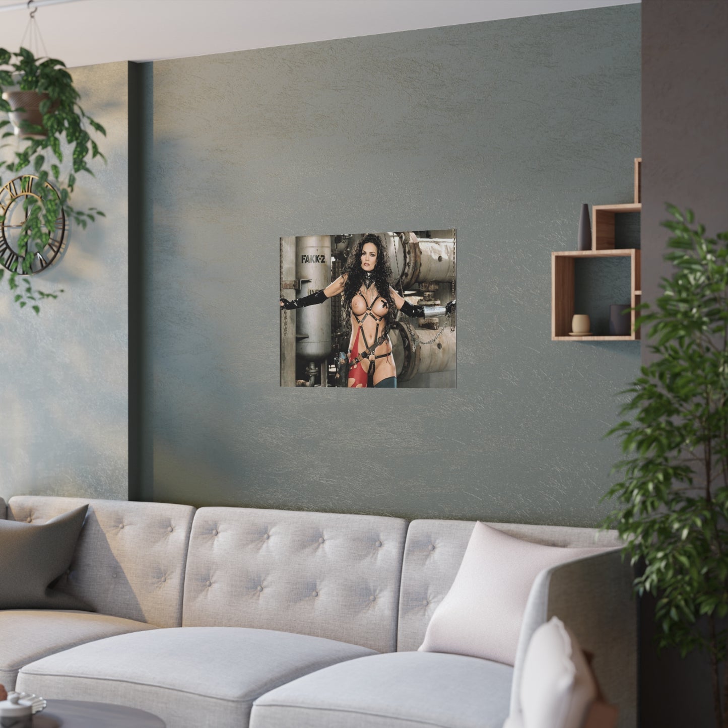 Satin Posters (210gsm) Retro Adult Star Julie Strain