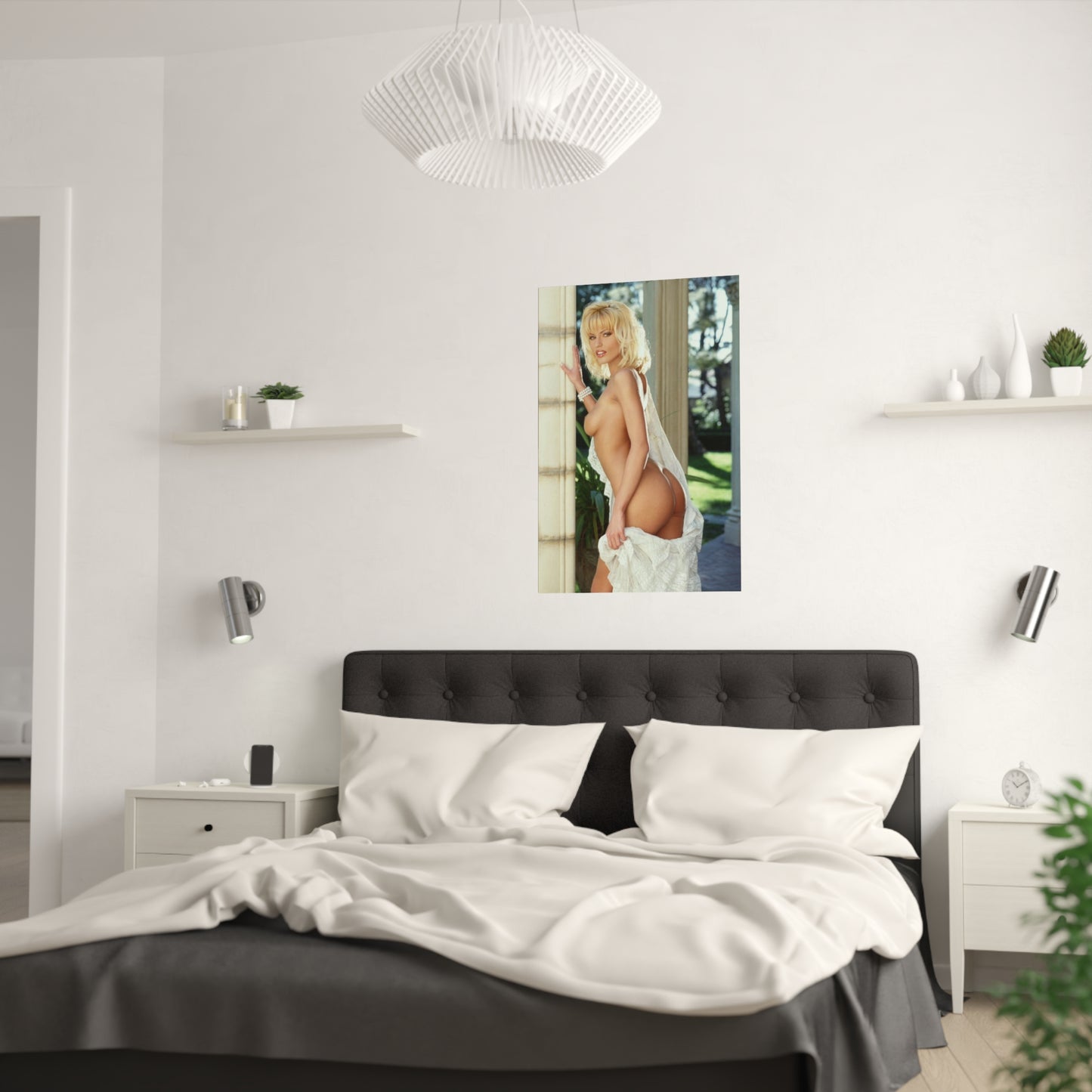 Satin Posters (210gsm) Retro Pornstar Anita Blond