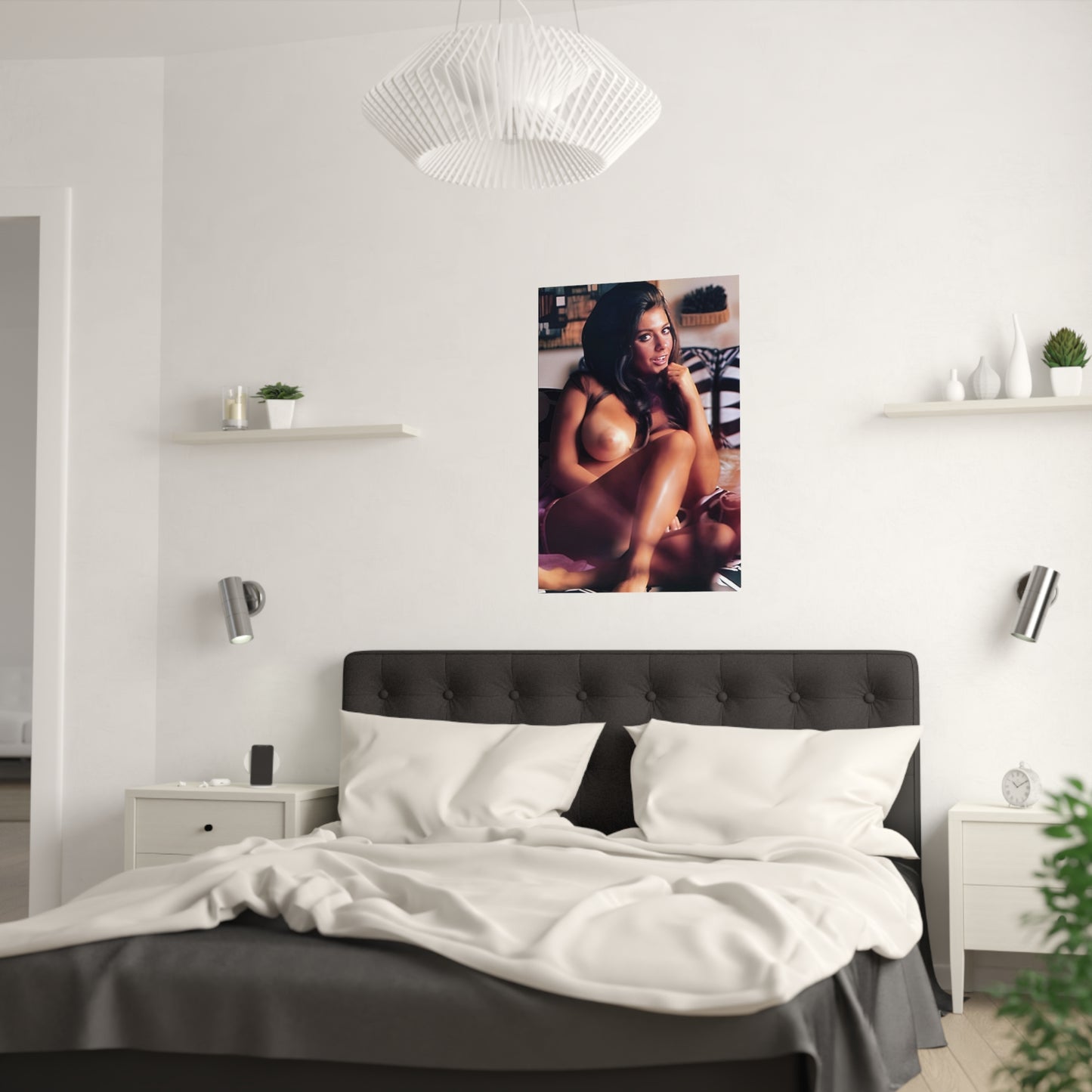 Satin Posters (210gsm) Playboy Playmate Cynthia Myers nude