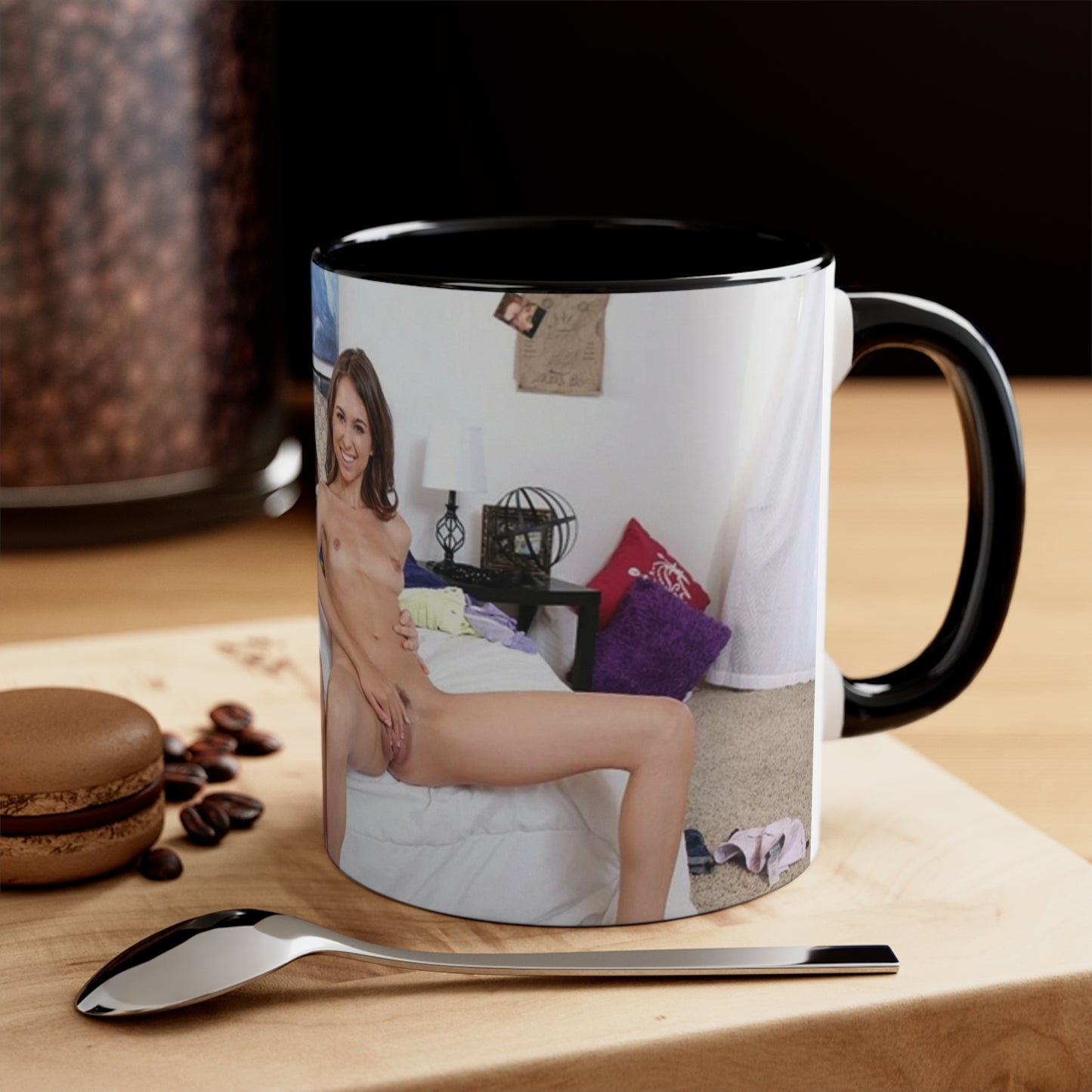 Accent Coffee Mug, 11oz Janice Griffith & Riley Reid Nude