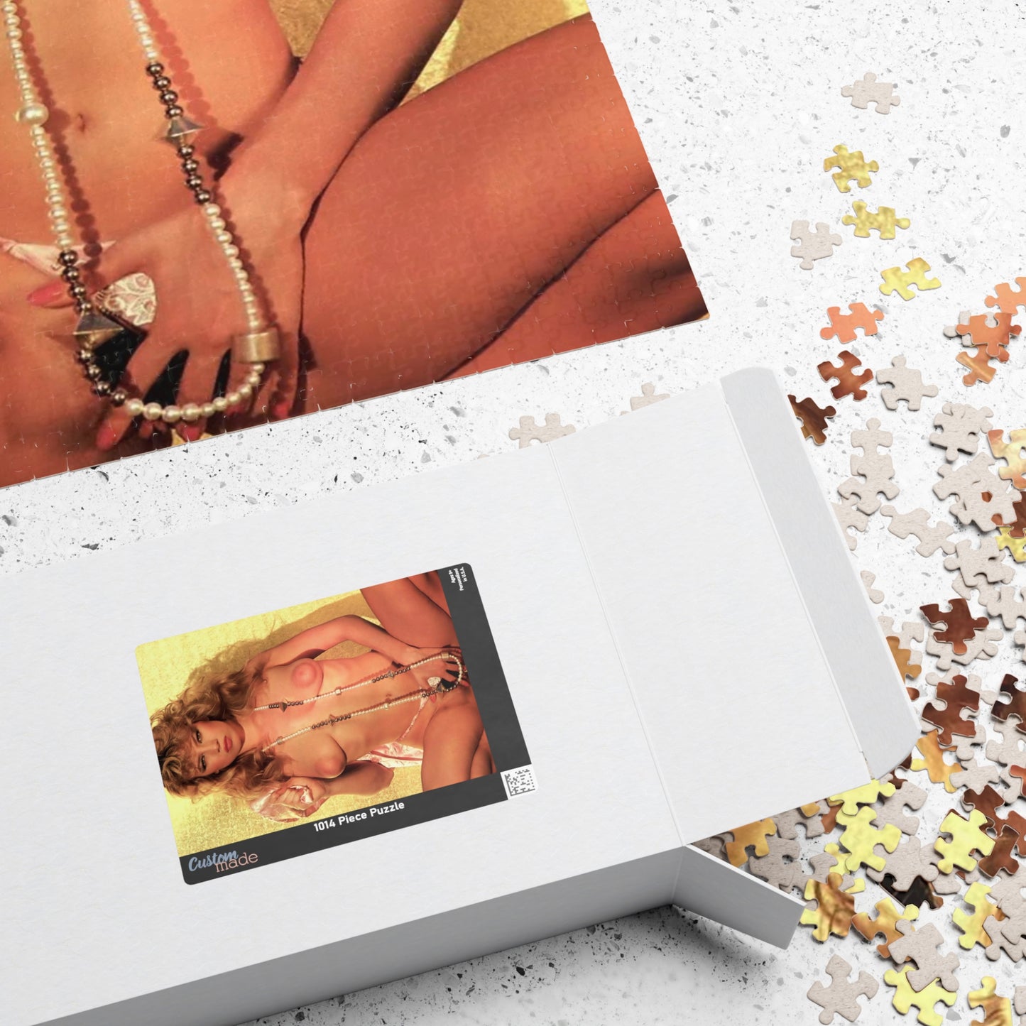 Puzzle (110, 252, 520, 1014-piece) Retro 80s Adult Star Nude