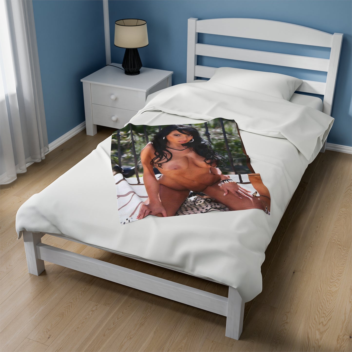 Velveteen Plush Blanket Anissa Kate Nude