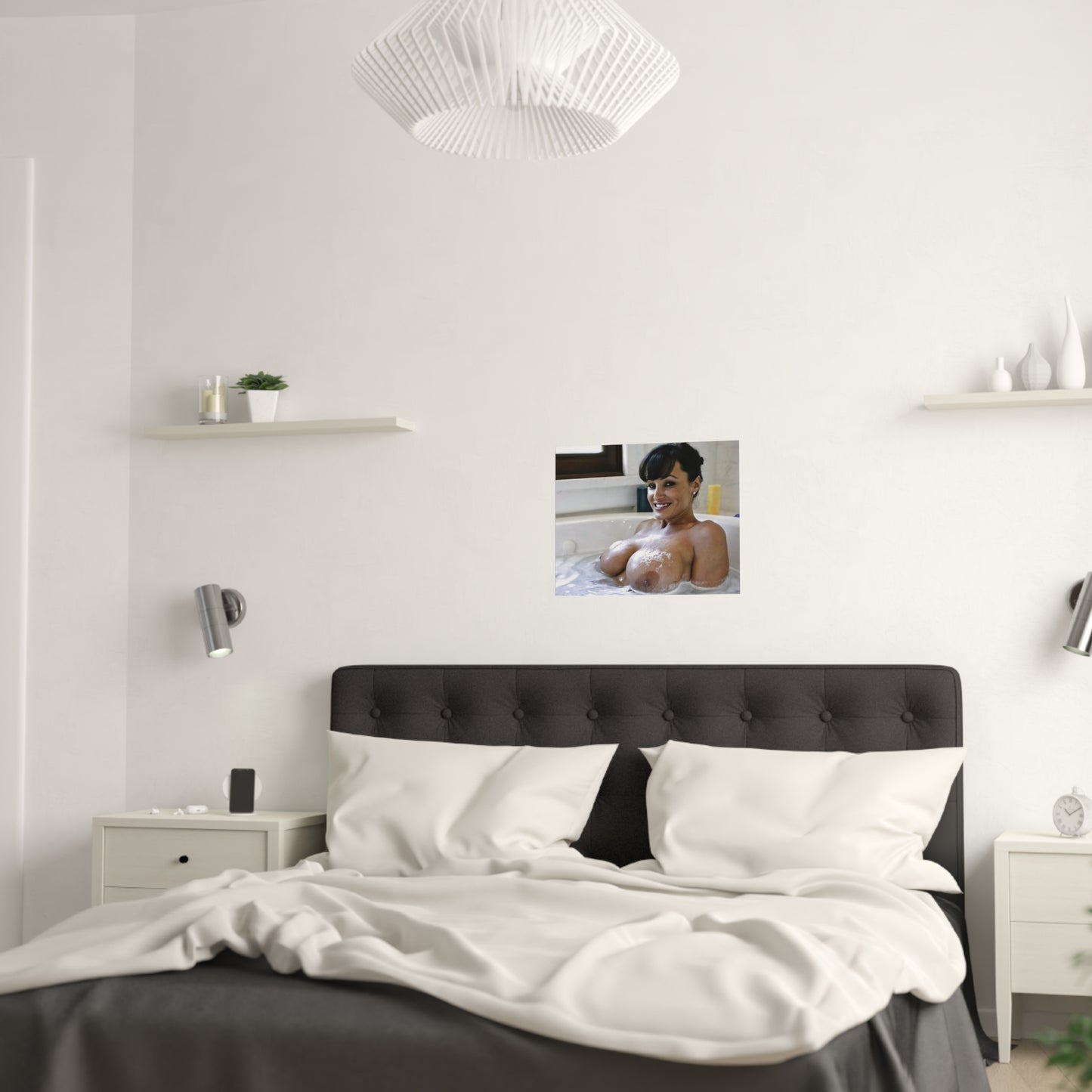 Satin Posters (210gsm) Pornstar Lisa Ann Nude