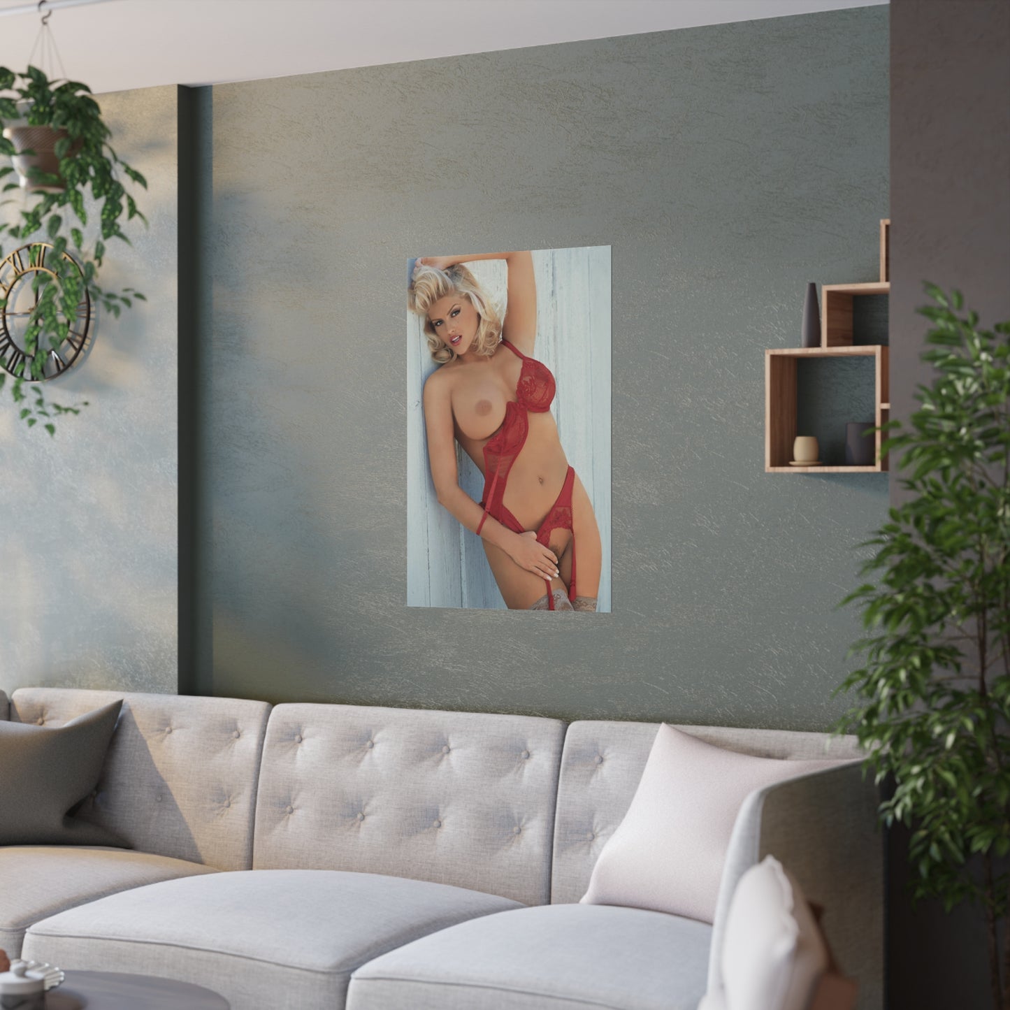 Satin Posters (210gsm) Anna Nicole Smith Nude