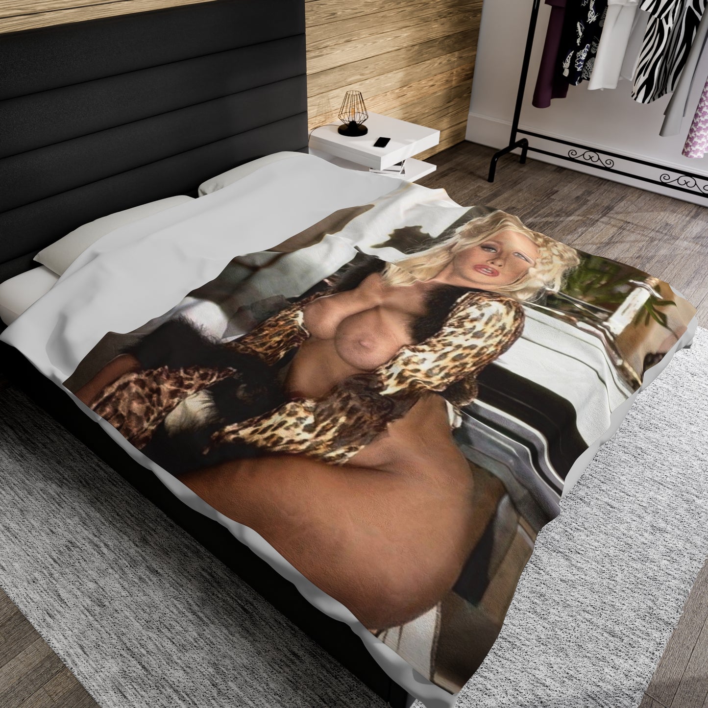 Velveteen Plush Blanket Pornstar Chloe Jones Nude