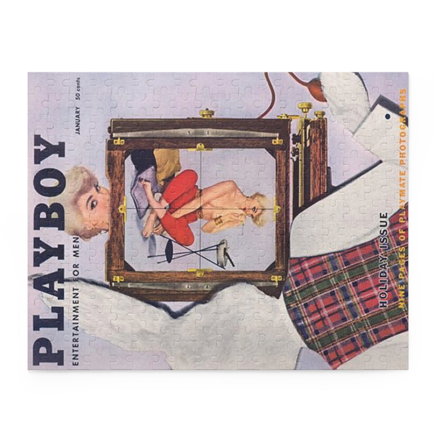 Puzzle (120, 252, 500-Piece) Playboy Cover January 1956
