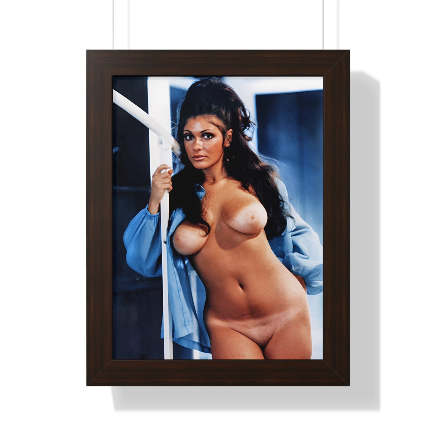 Framed Vertical Poster Playboy Playmate Cynthia Myers nude
