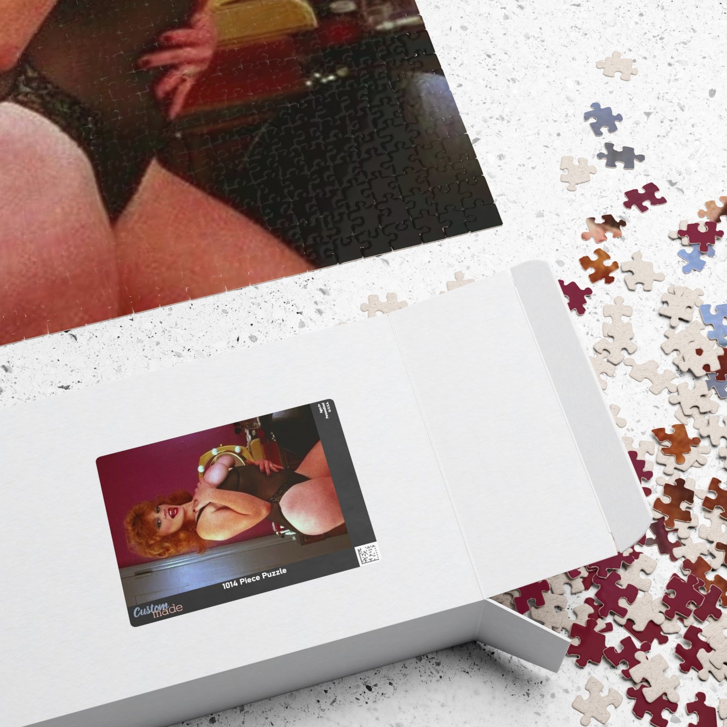 Puzzle (110, 252, 520, 1014-piece) Retro Pornstar Lisa De Leeuw Nude