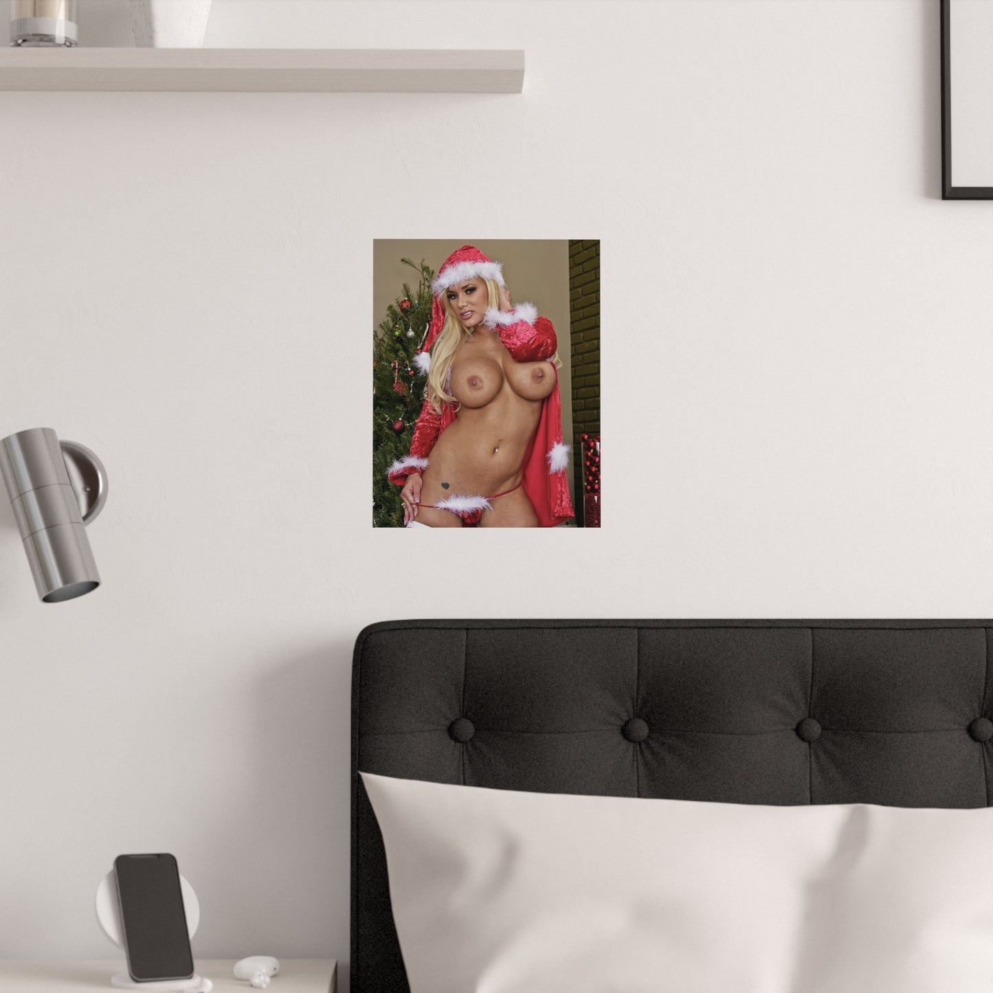 Satin Posters (210gsm) Shyla Stylez Nude Christmas