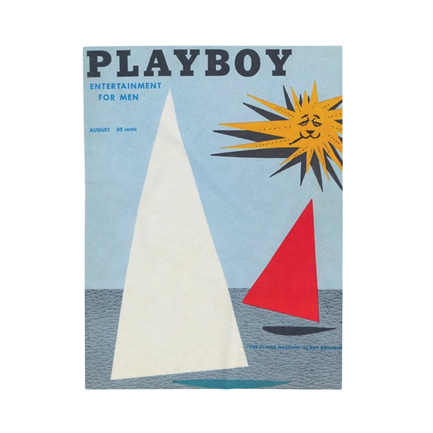 Velveteen Plush Blanket Magazine Cover August 1954