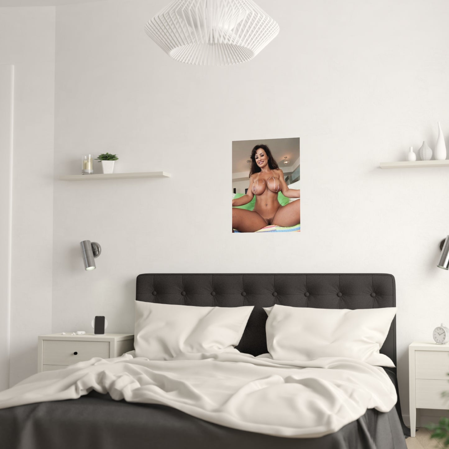 Satin Posters (210gsm) Pornstar Lisa Ann Nude