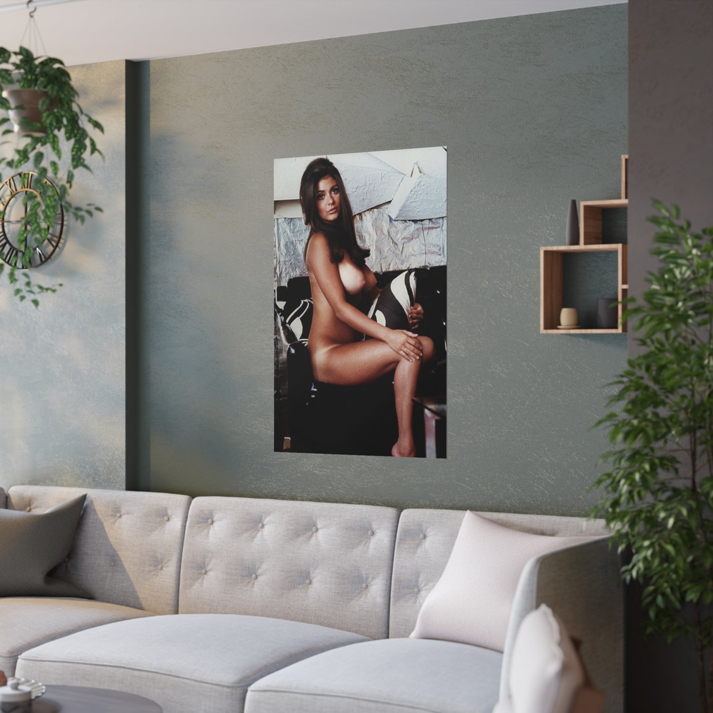 Satin Posters (210gsm) Playboy Playmate Cynthia Myers Nude