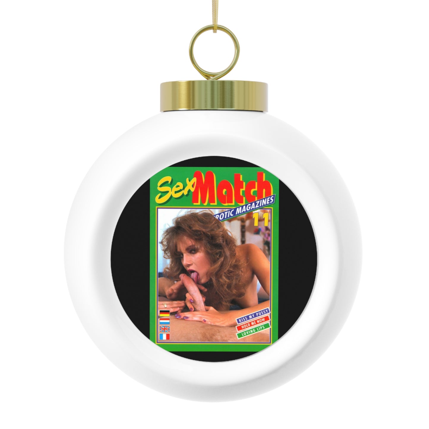 Christmas Ball Ornament Traci Lords Nude Naked Retro Fuck Sex