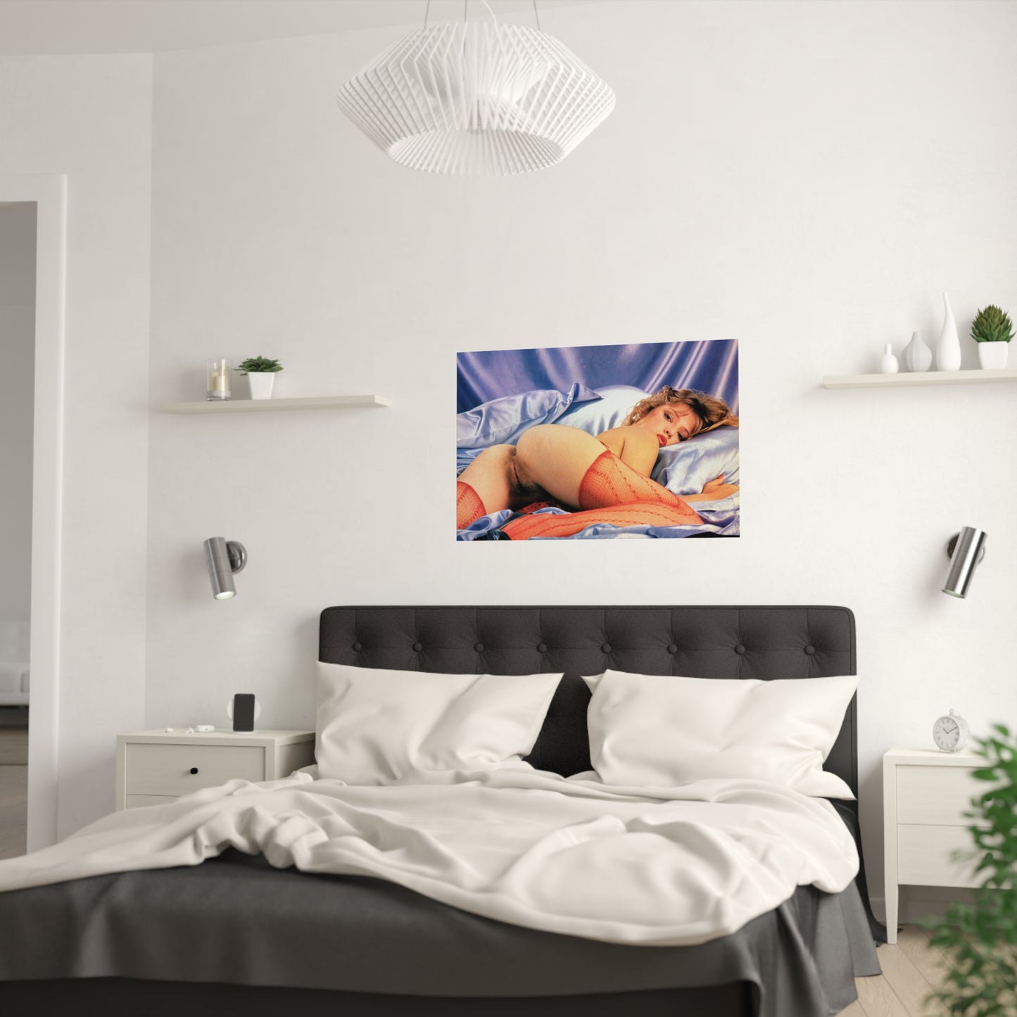 Satin Posters (210gsm) Traci Lords Naked Nude Retro