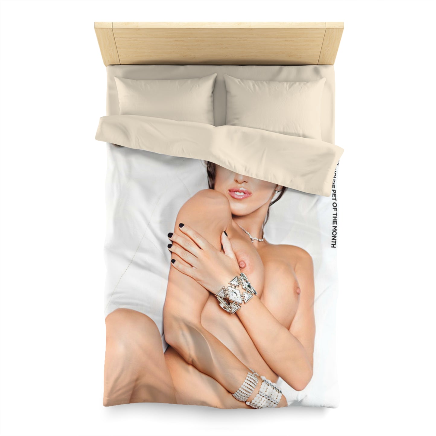Microfiber Duvet Cover Penthouse Pet January 2011 Breanne Benson