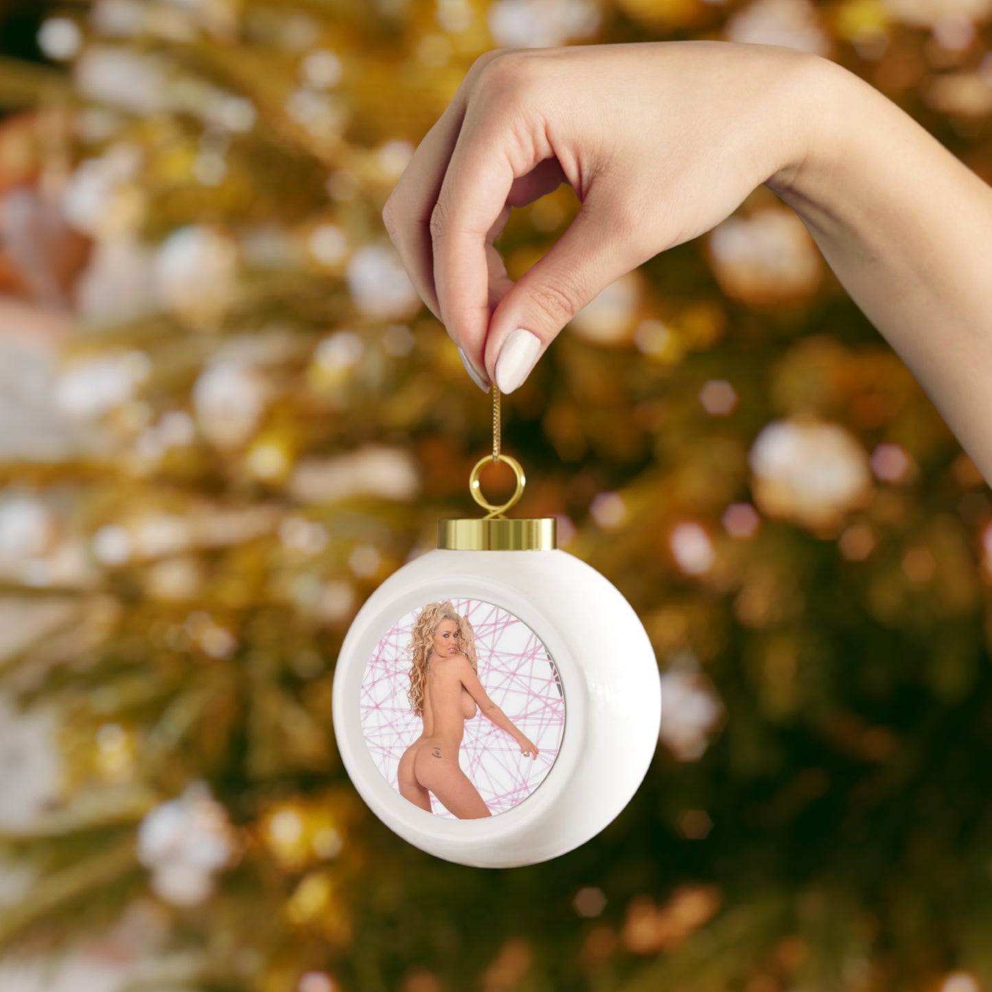 Christmas Ball Ornament Pornstar Jenna Jameson Nude