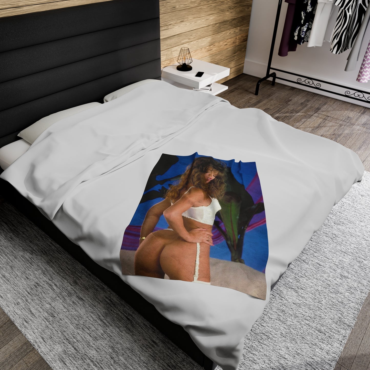 Velveteen Plush Blanket Pornstar Racquel Darrian Nude