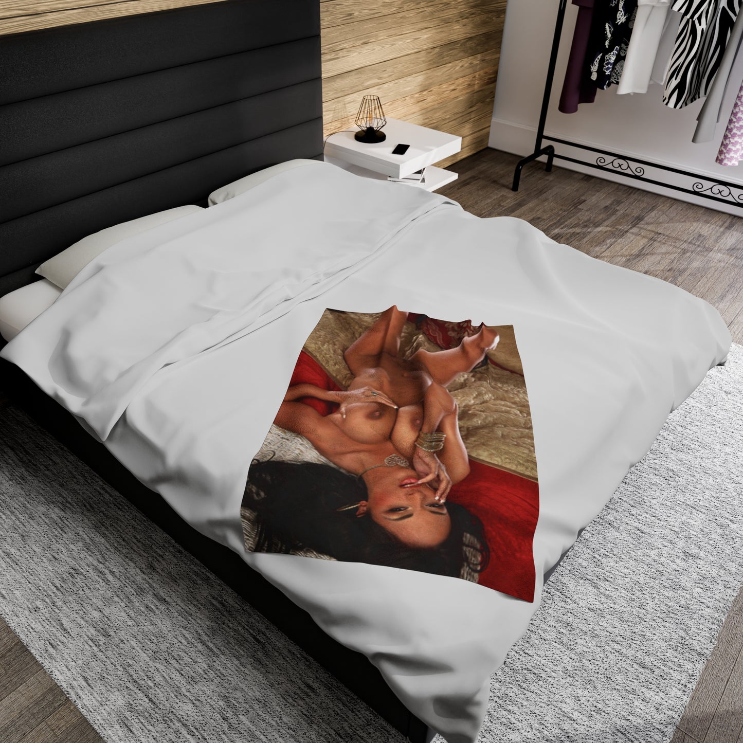 Velveteen Plush Blanket Porn Star Anissa Kate Nude