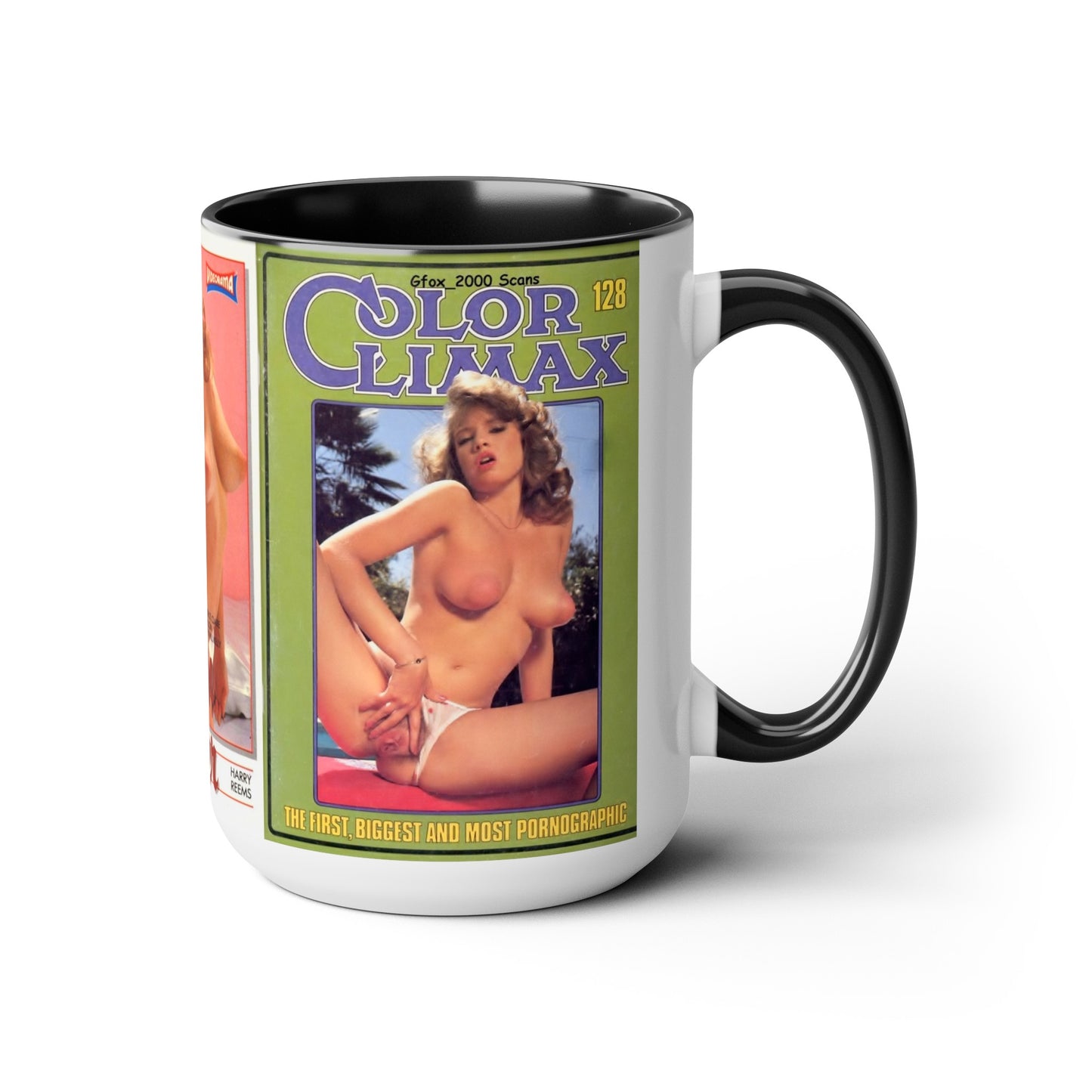 Two-Tone Coffee Mugs, 15oz Traci Lords Nude