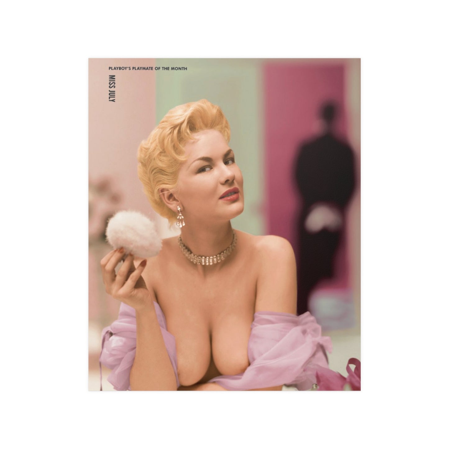 Satin Posters (210gsm) Playmate July 1955 Janet Pilgrim