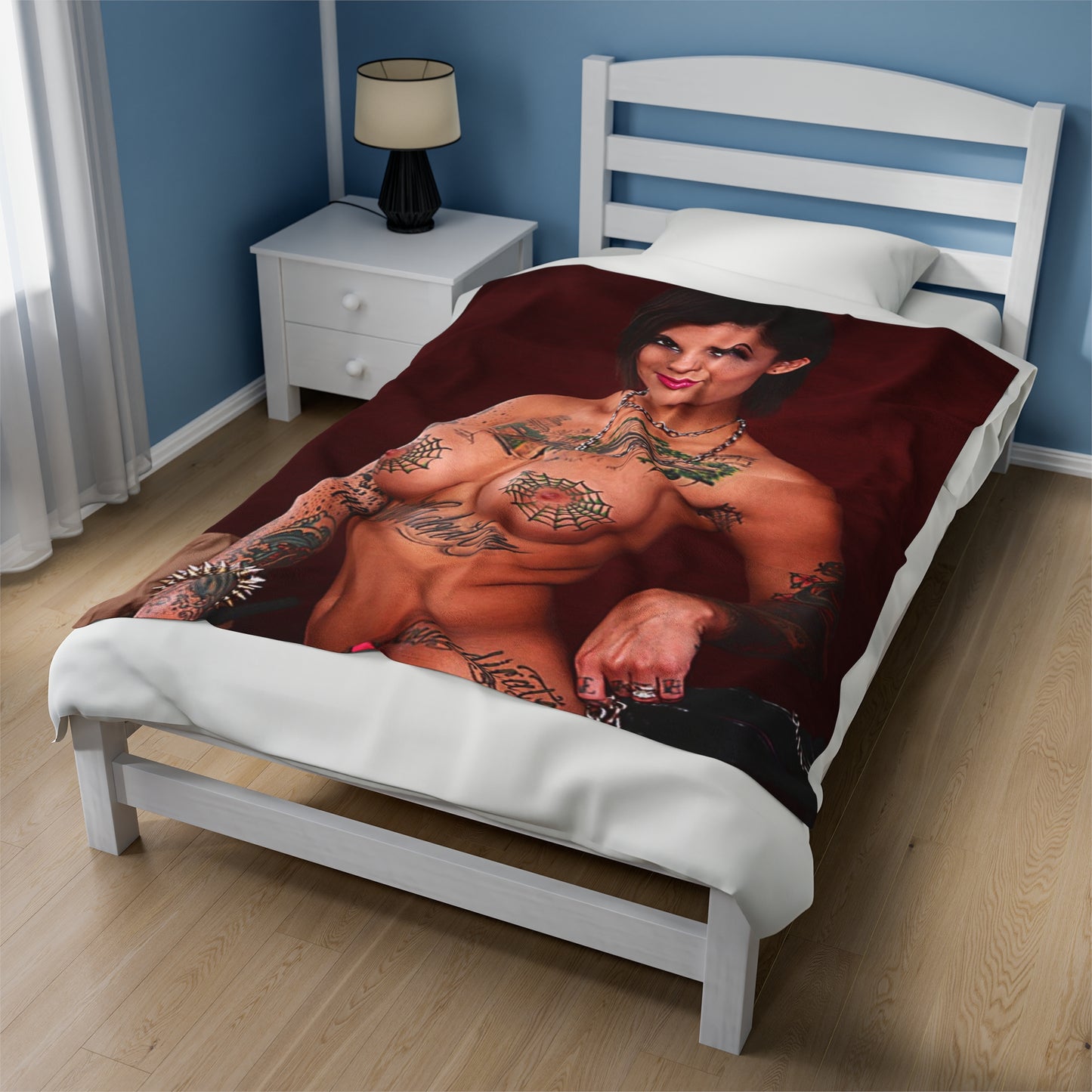 Velveteen Plush Blanket Pornstar Bonnie Rotten Nude