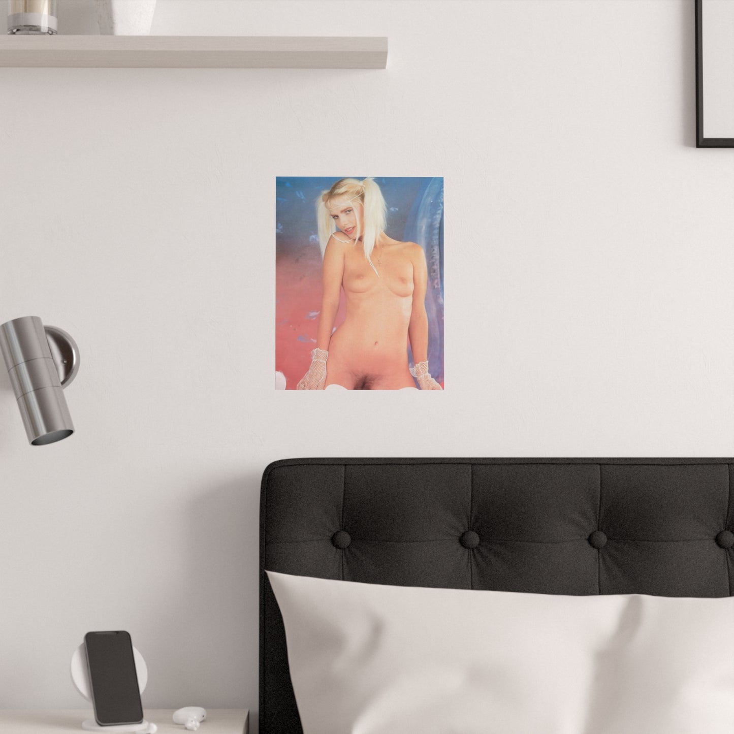 Satin Posters (210gsm) Retro Porn Star Cicciolina (Ilona Staller) Nude