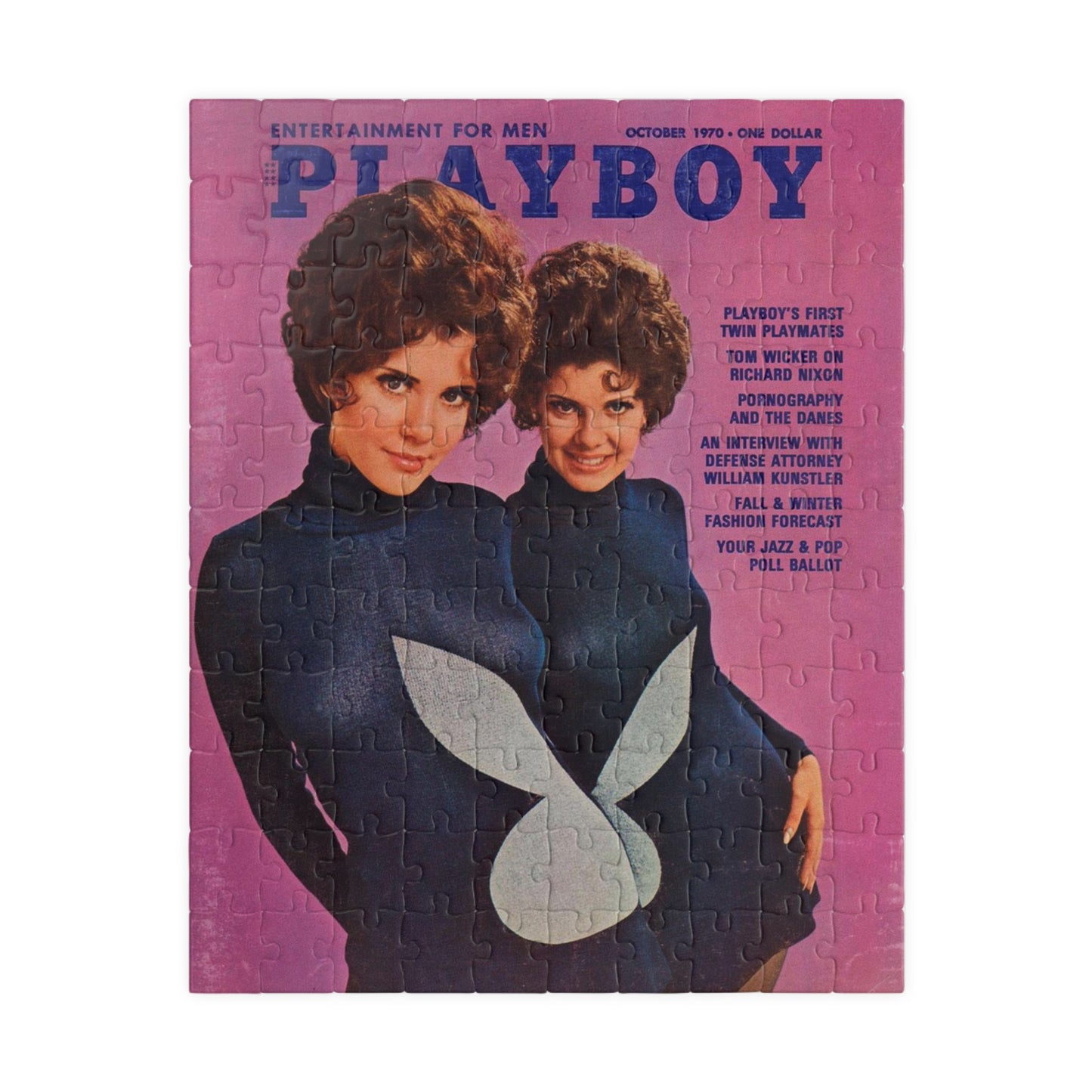 Puzzle (110, 252, 500, 1014-piece) Playboy Cover October 1970