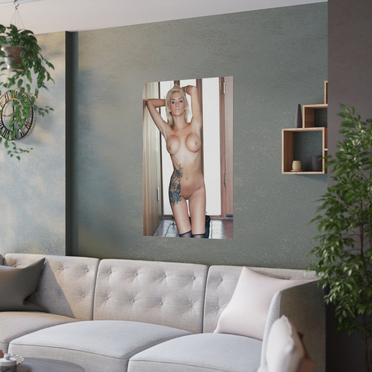 Satin Posters (210gsm) Taylor Seinturier Nude