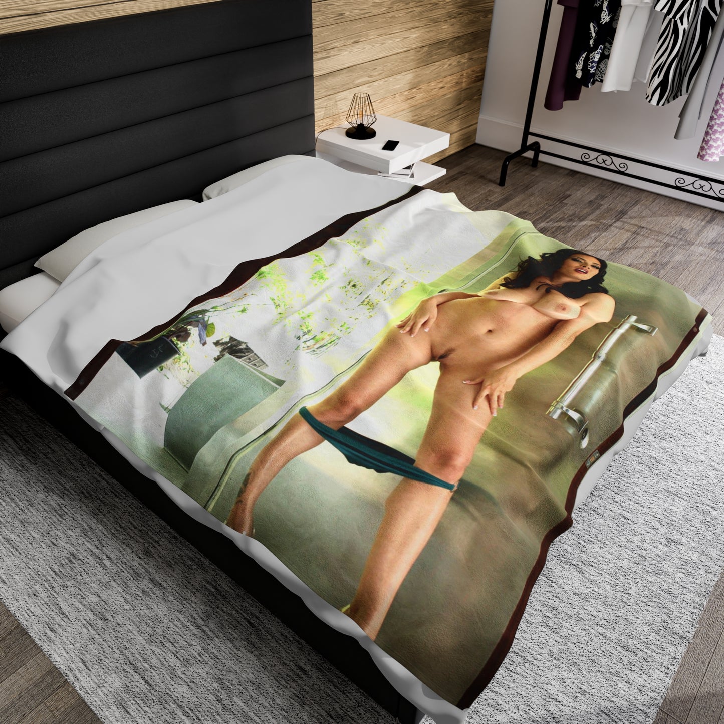 Velveteen Plush Blanket Porn Star Tera Patrick Nude
