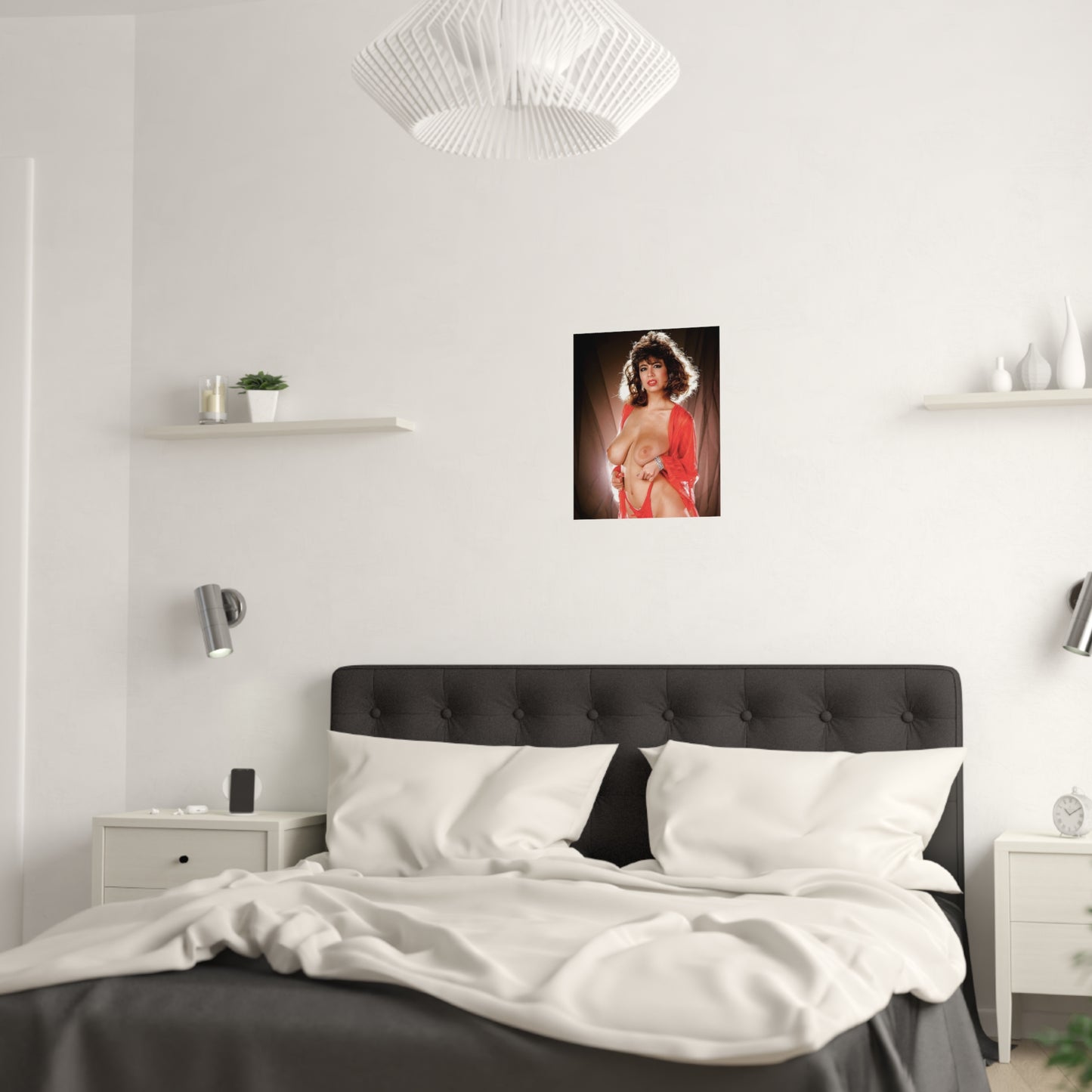 Satin Posters (210gsm) Retro Adult Star Christy Canyon Nude
