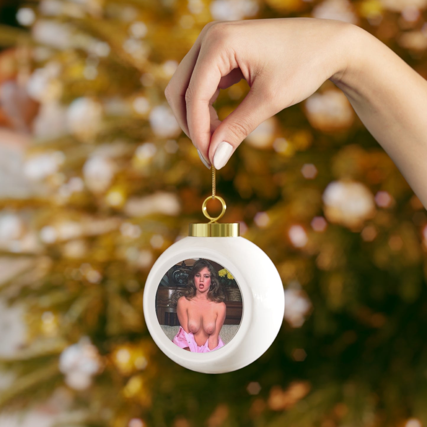 Christmas Ball Ornament Traci Lords Nude