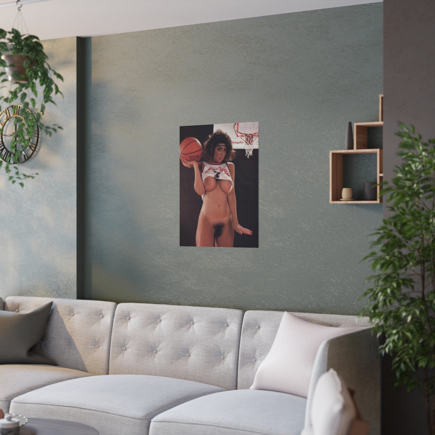 Satin Posters (210gsm) Retro Porn Star Christy Canyon Nude