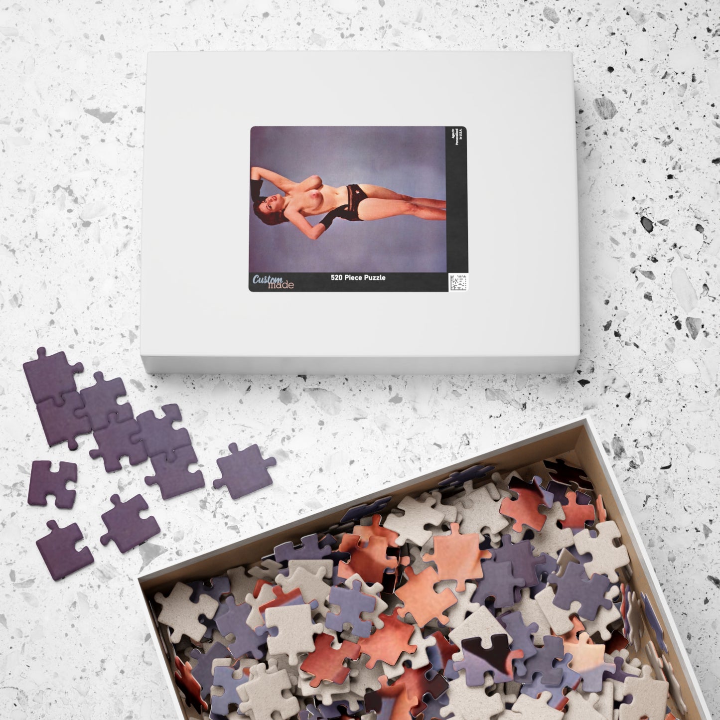 Puzzle (110, 252, 500, 1014-piece) Playmate 1959 Elaine Reynolds Nude #2