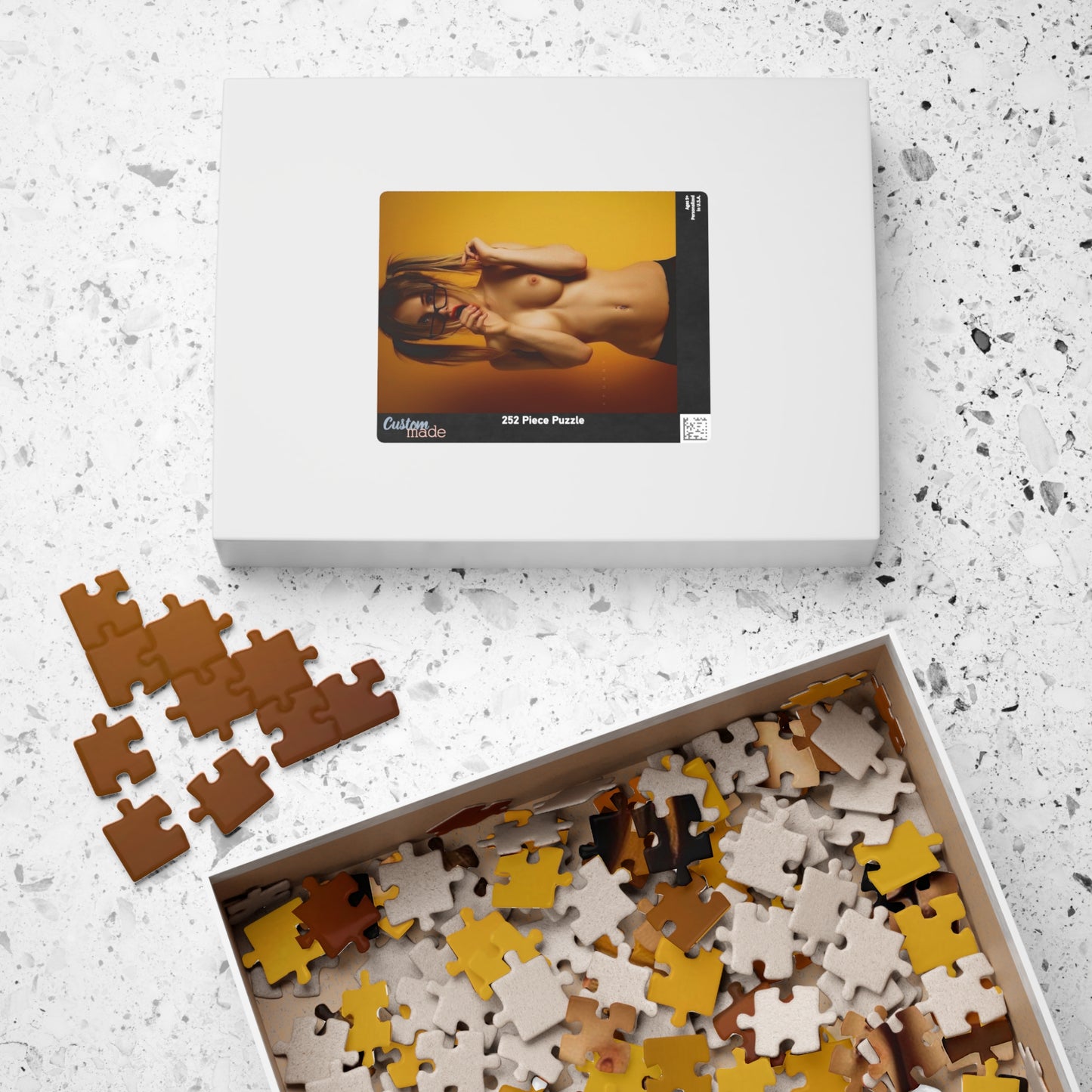Puzzle (110, 252, 520, 1014-piece) Sexy Pigtails Nude