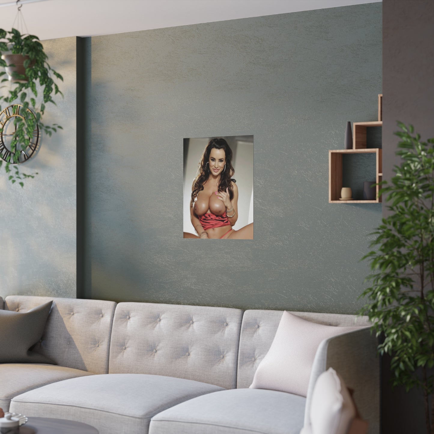 Satin Posters (210gsm) Pornstar Lisa Ann Nude