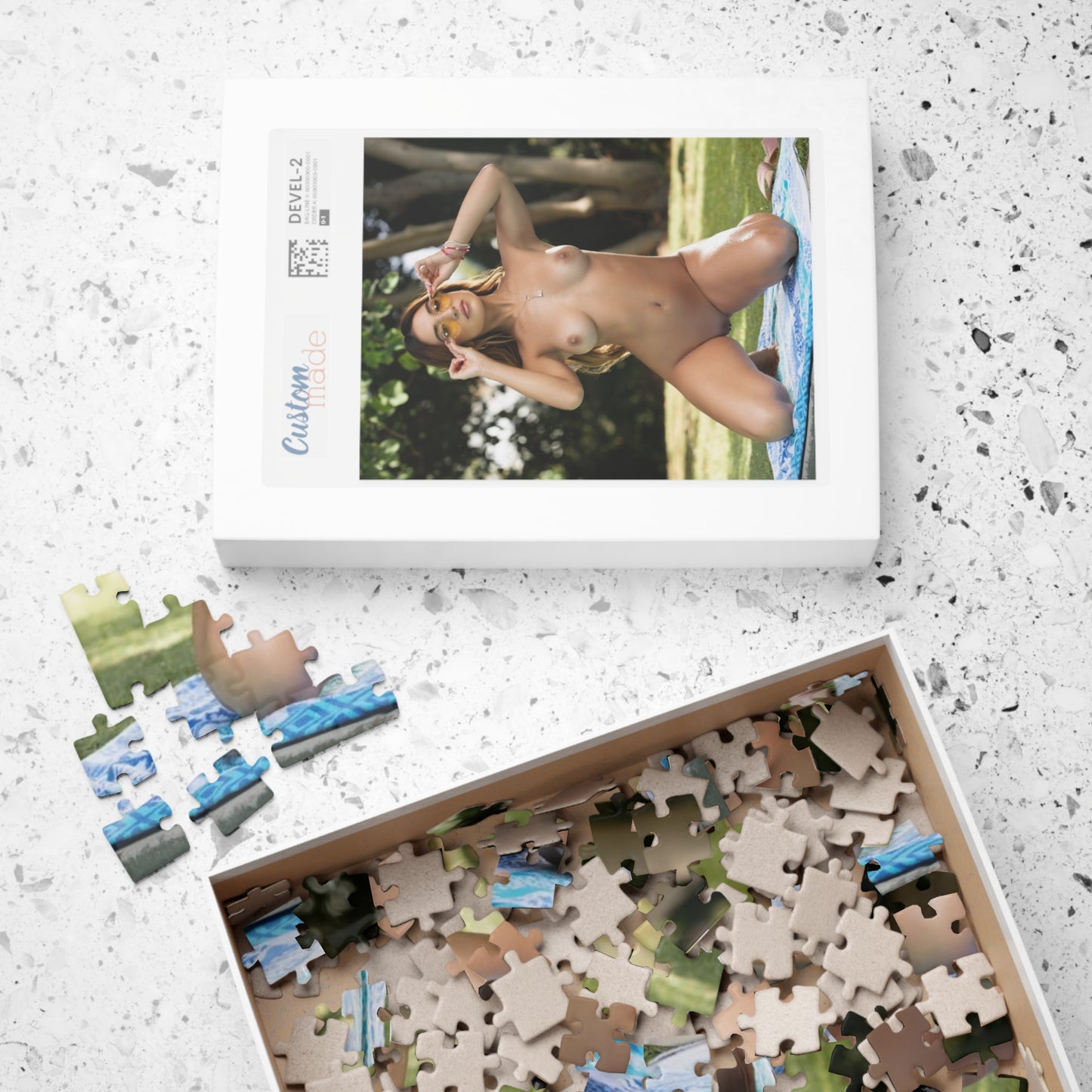Puzzle (110, 252, 500, 1014-piece) Penthouse Pet February 2023 Mia Huffman