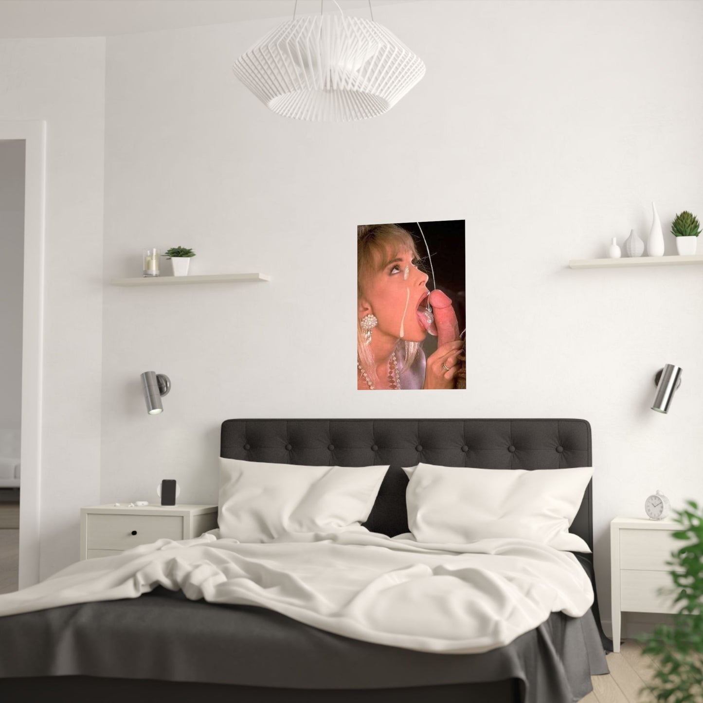 Satin Posters (210gsm) Retro Facial Porn Scene