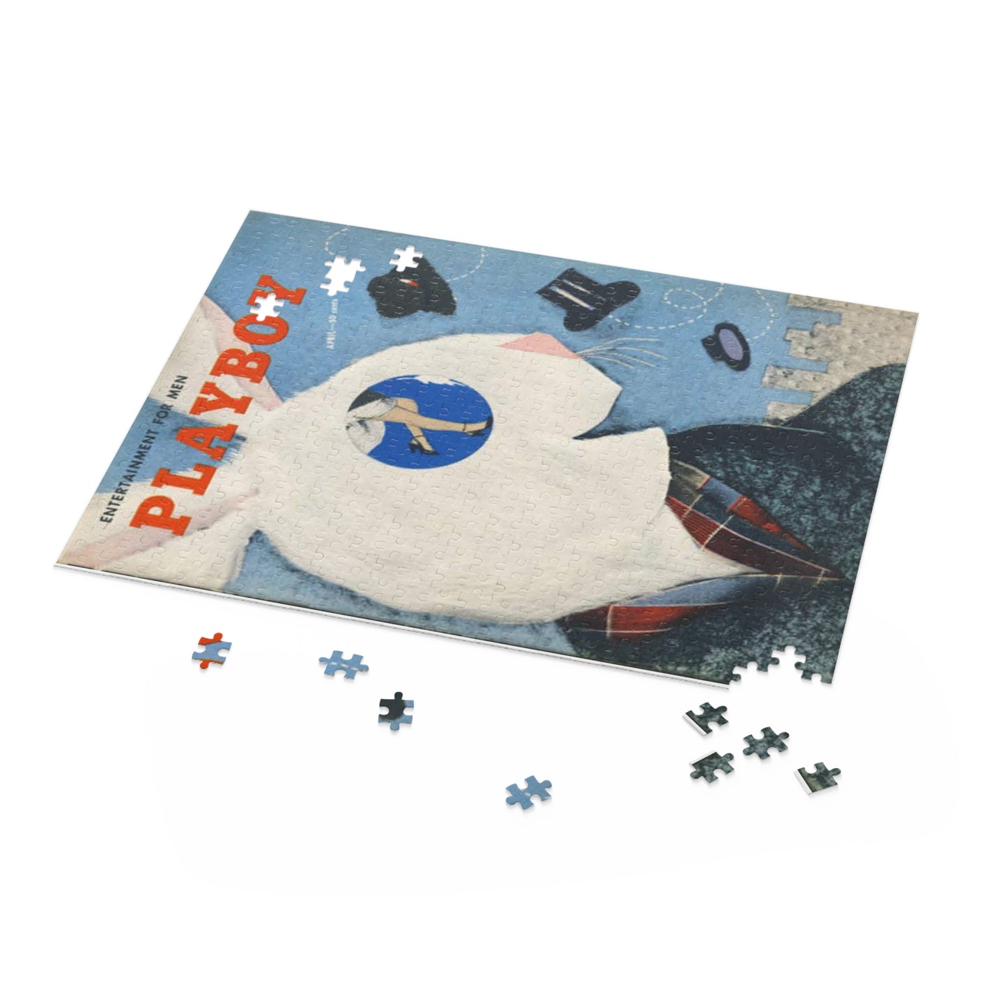 Puzzle (120, 252, 500-Piece) Playboy Cover April 1954