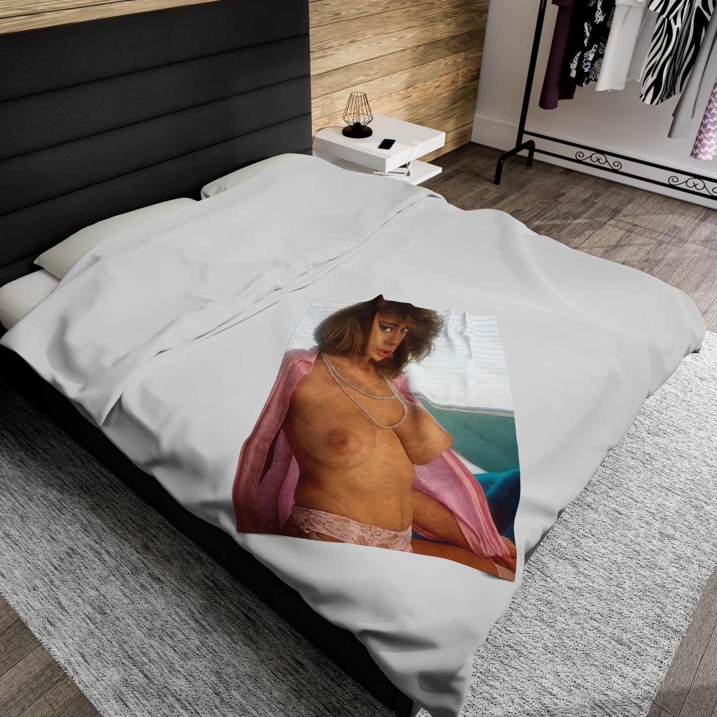 Velveteen Plush Blanket Porn Star Christy Canyon Nude