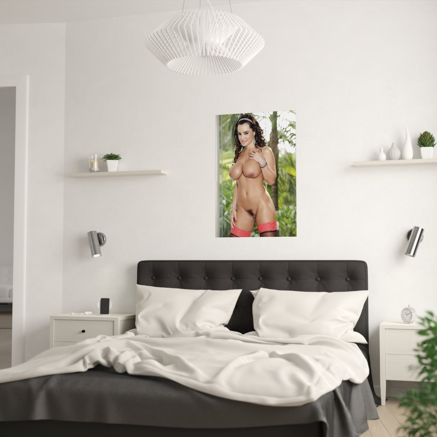 Satin Posters (210gsm) Pornstar Lisa Ann Nude