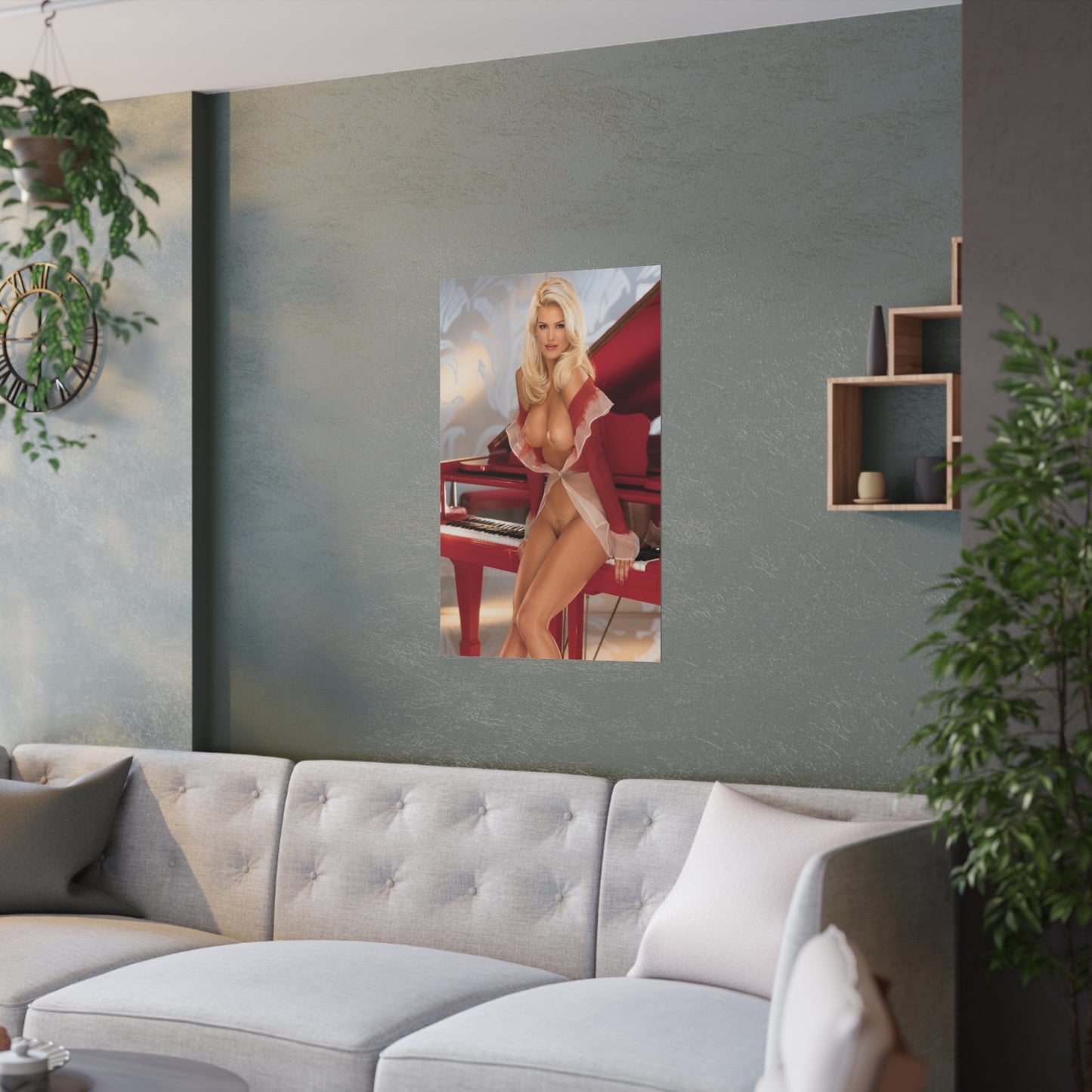Satin Posters (210gsm) Playboy Playmate December 1996 Victoria Silvstedt