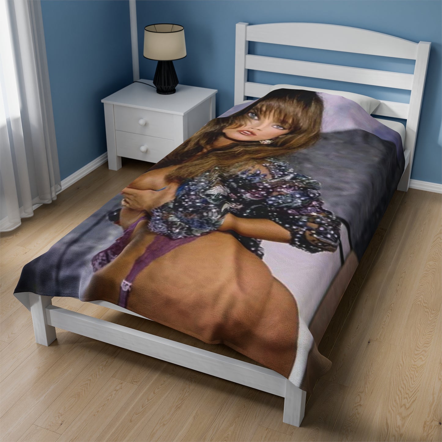 Velveteen Plush Blanket Pornstar Racquel Darrian Nude