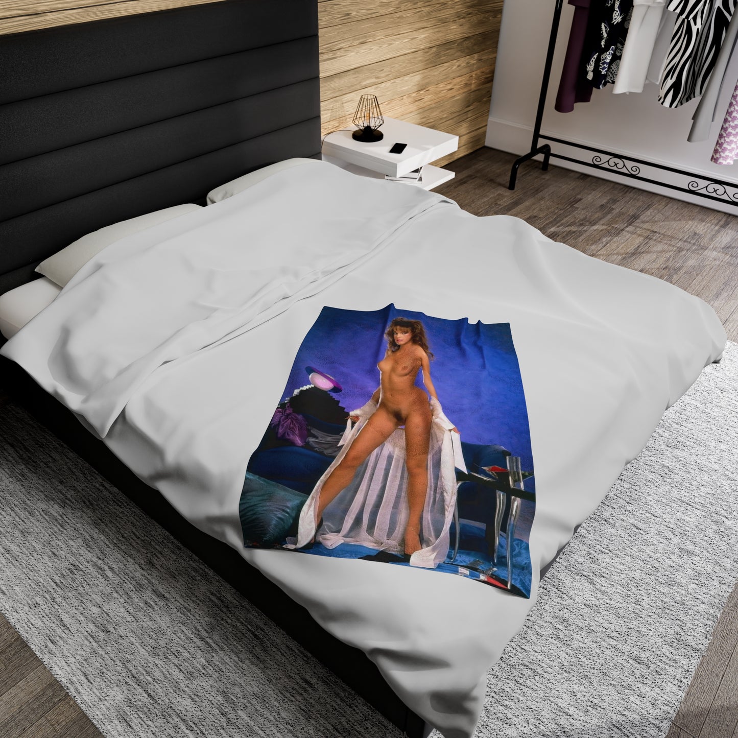 Velveteen Plush Blanket Pornstar Racquel Darrian Nude