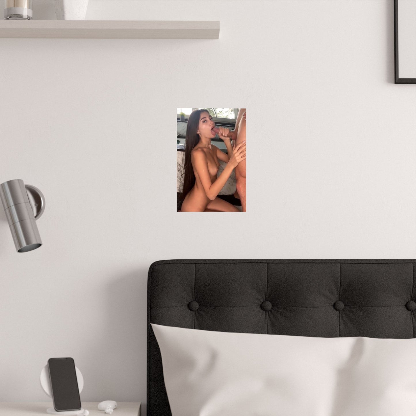 Satin Posters (210gsm) Skinny Teen Sucking Cock